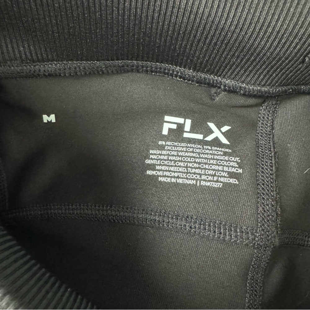 FLX Women's Black Bike Shorts - Picture 5 of 5